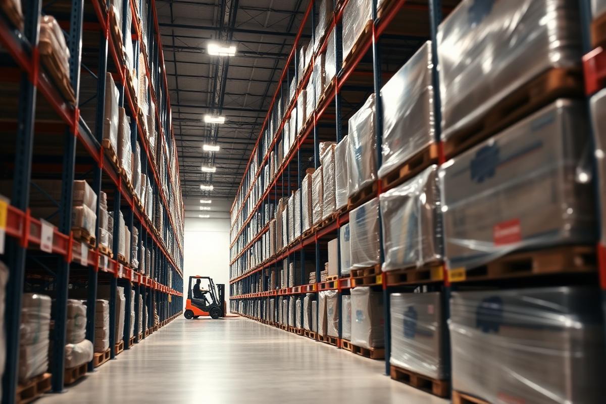 RMW warehouse inventory aisle