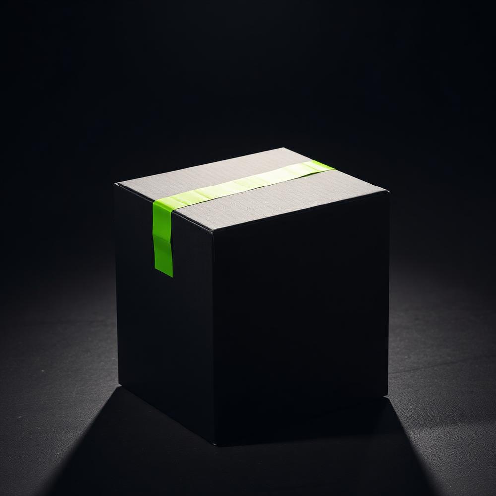 RMW mystery box with lime green seal